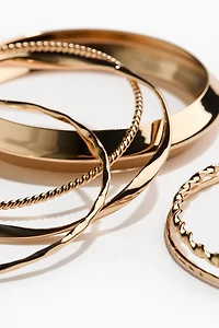 6-pack metal bangles