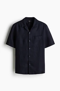 Regular-Fit Linen Resort Shirt