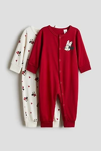 Lot de 2 pyjamas imprimés