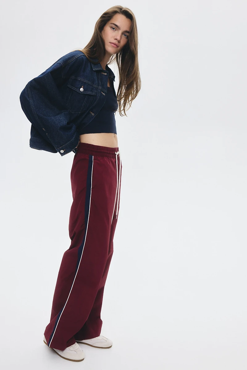 Nylon Drawstring Pants