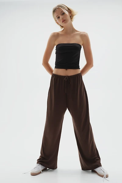 Pantalon en jersey avec cordon de serrage