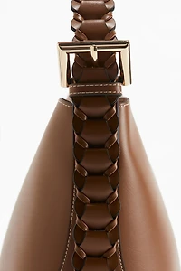 Braided-Strap Shoulder Bag