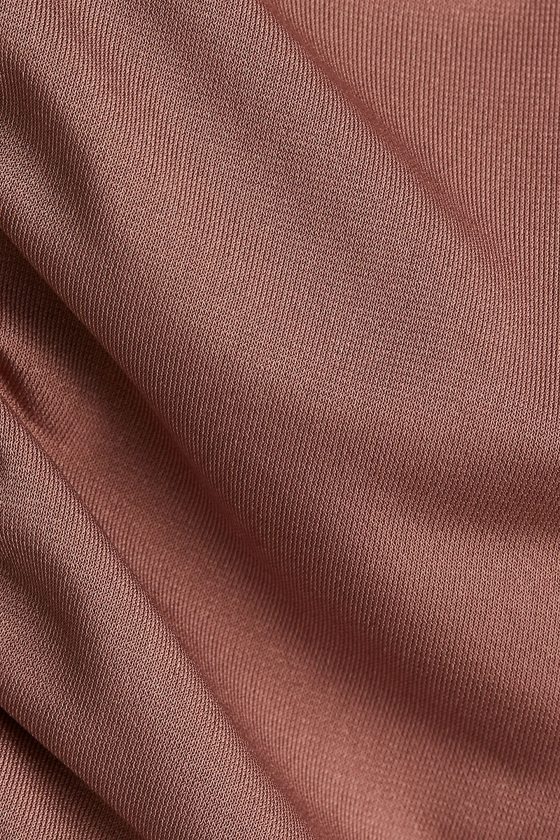 Draped Long-Sleeved Top