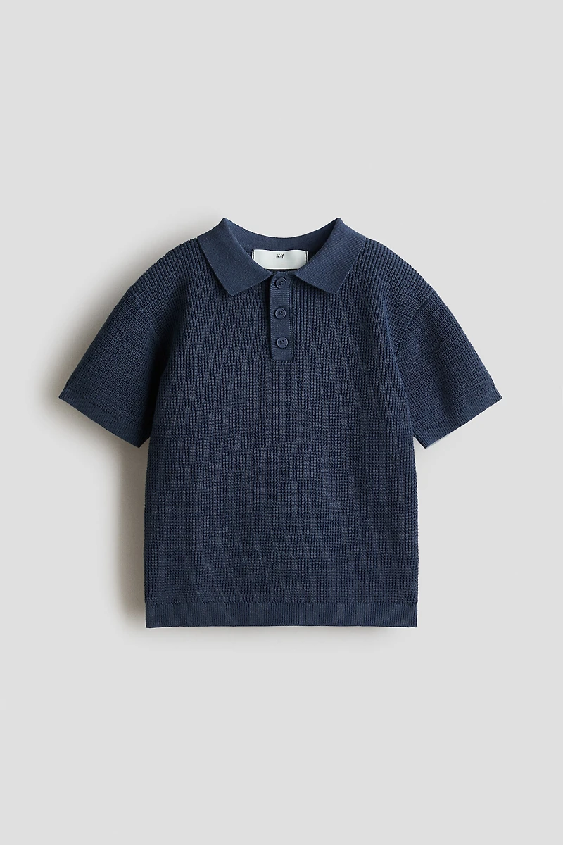 Cotton-Knit Polo Shirt