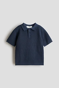 Cotton-Knit Polo Shirt