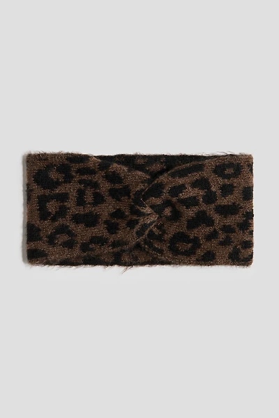 Bandeau en tricot torsadé