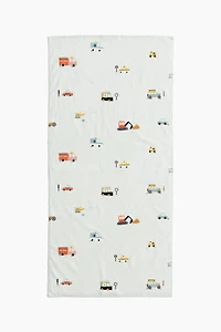 Serviette de bain à motif