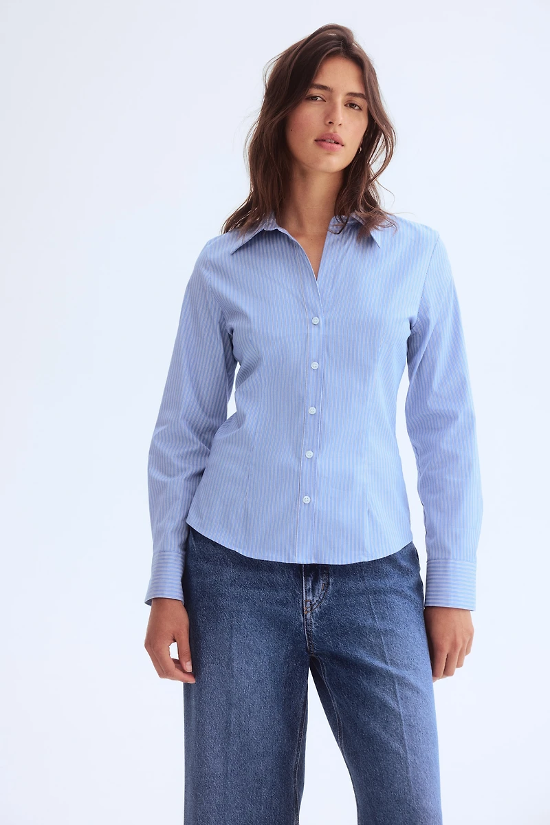 Stretchy Cotton Shirt