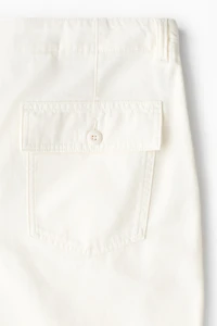 Relaxed-Fit Twill Pants