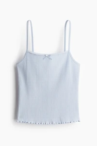 Lace-Trimmed Strappy Top