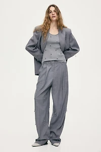 Débardeur avec perles fantaisie