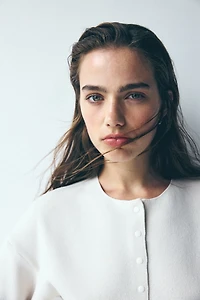 Chandail en tricot texturé