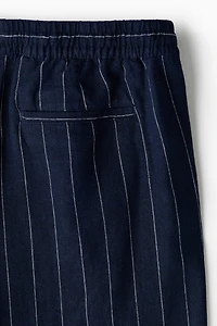 Pantalon décontracté en lin mélangé