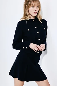 Button-Detail Cardigan