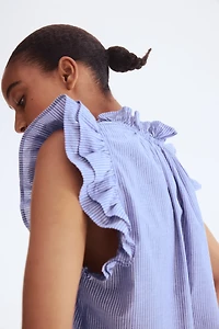 Ruffle-Trimmed Blouse