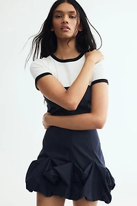 Robe bandeau avec bas à effet ballon