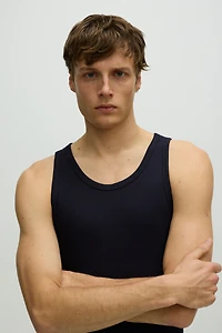 Slim Fit Ribbed Tank Top