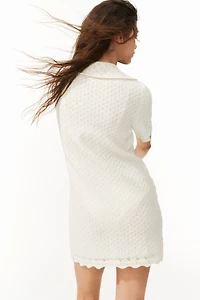 Pointelle-Knit Dress