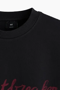 Oversized Heat Reactive Printed T-Shirt