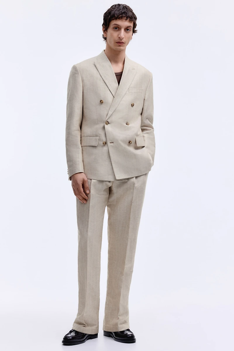 Regular-Fit Double-Breasted Jacket