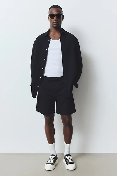 Regular-Fit Canvas Shorts