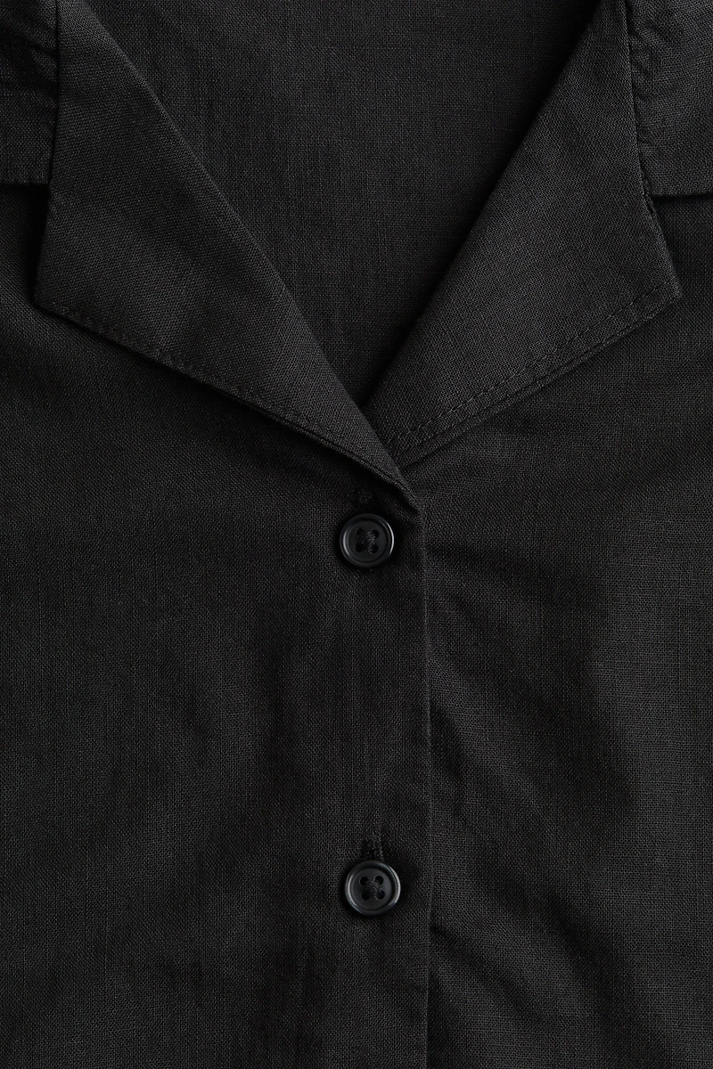 Knot-Detail Cropped Shirt