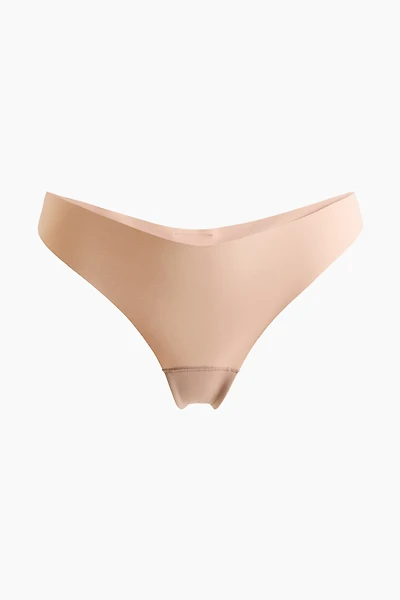 Lot de 3 culottes Thong Lycra🅫 invisibles