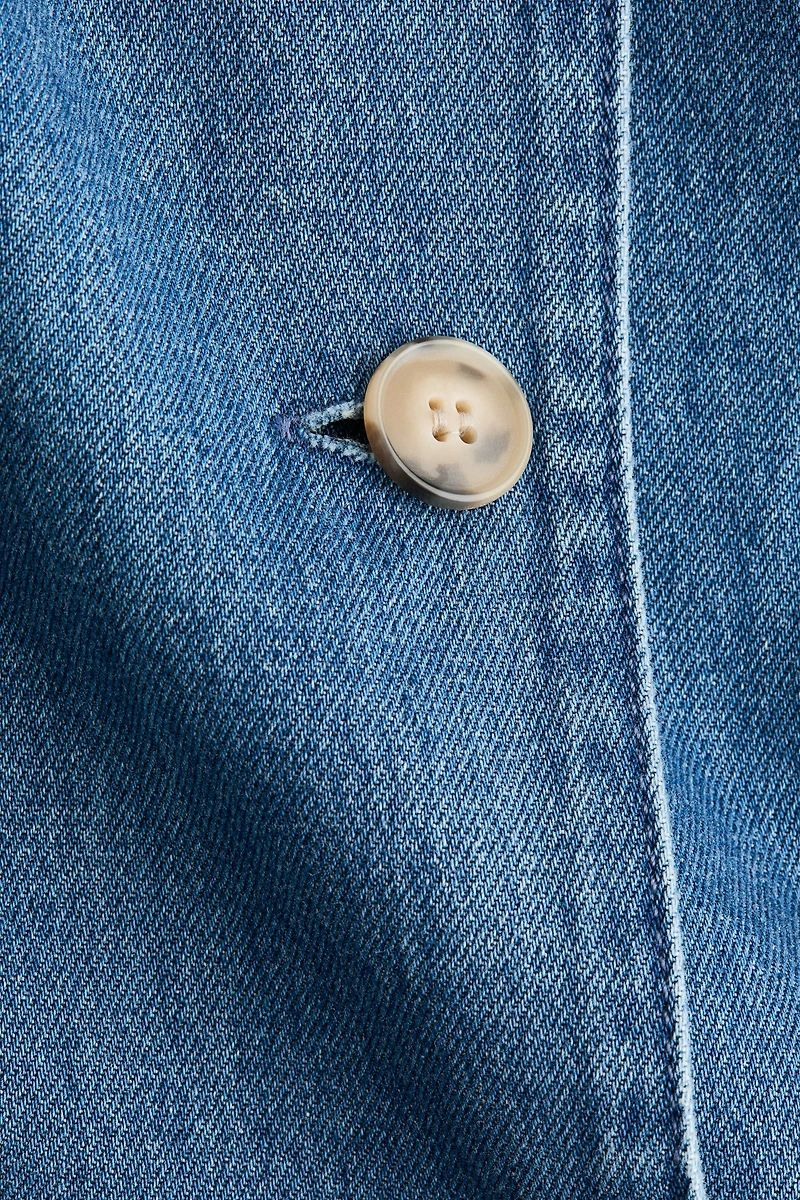 Veste à manches bouffantes en sergé