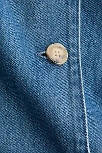 Veste à manches bouffantes en sergé