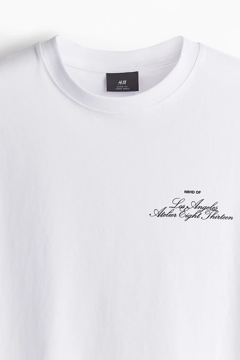 Loose Fit Printed T-shirt