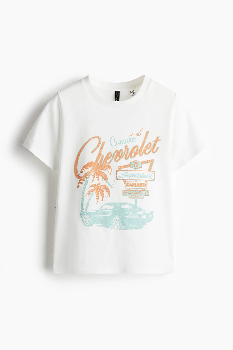 Printed Cotton T-Shirt
