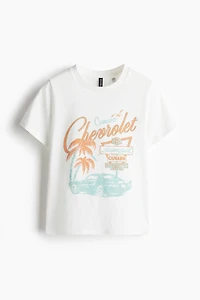 Printed Cotton T-Shirt