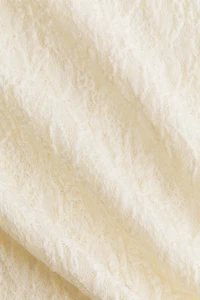 Lace-Look Jersey Thong Bodysuit