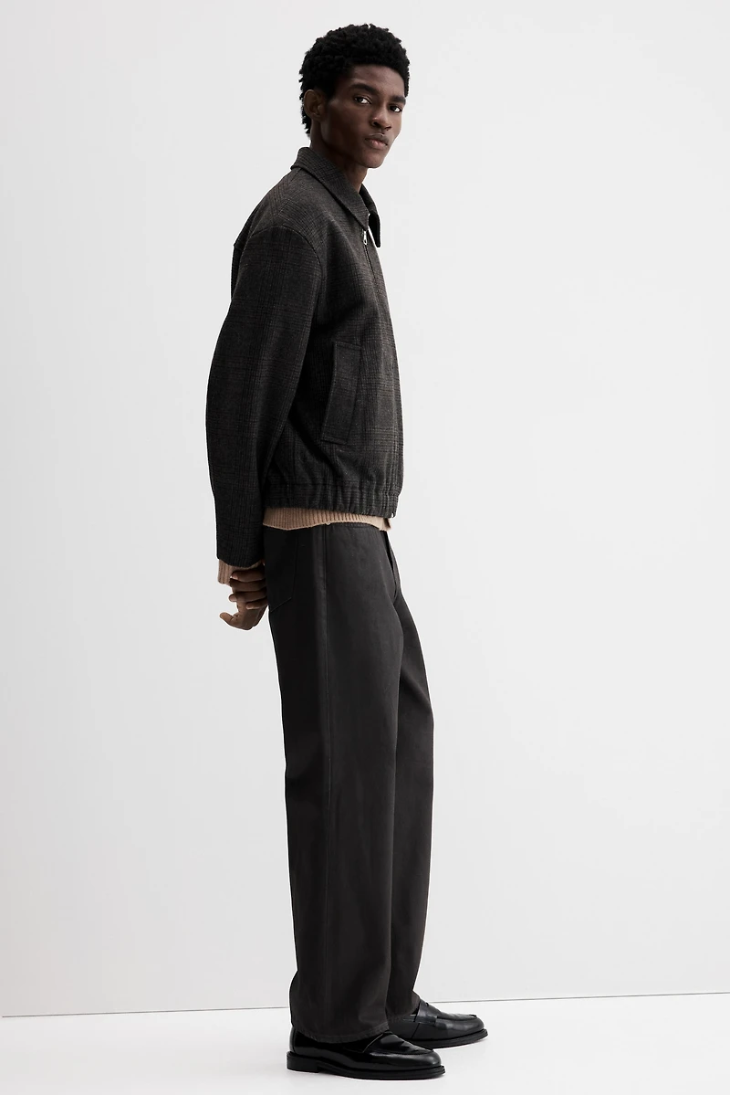 Veste-chemise feutrée classique