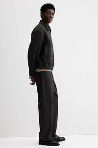 Veste-chemise feutrée classique