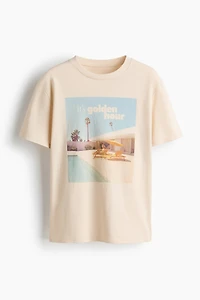 Printed Cotton T-Shirt