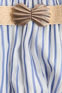 Belted Halterneck Dress