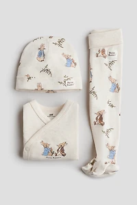 3-Piece Printed Cotton Set