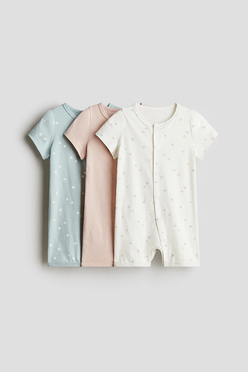 Lot de 3 pyjamas en coton