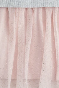 Robe en molleton avec jupe tulle