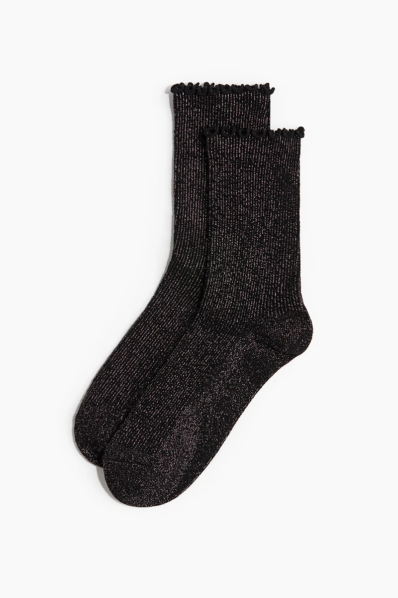 5-Pack Rib-Knit Socks