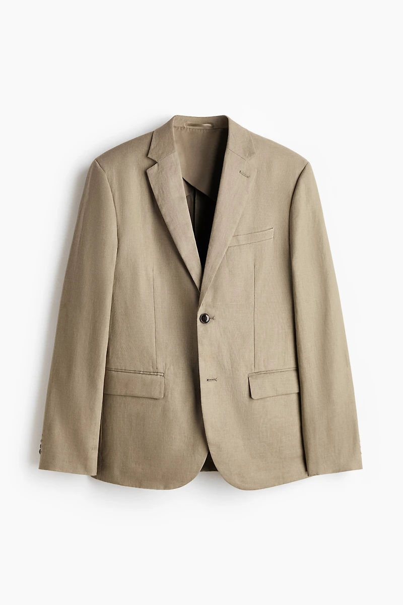 Slim-Fit Linen Jacket