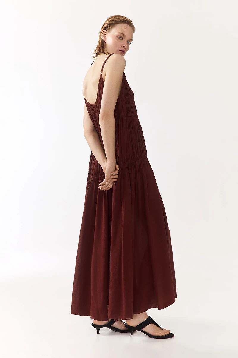 Smocked Strappy Dress