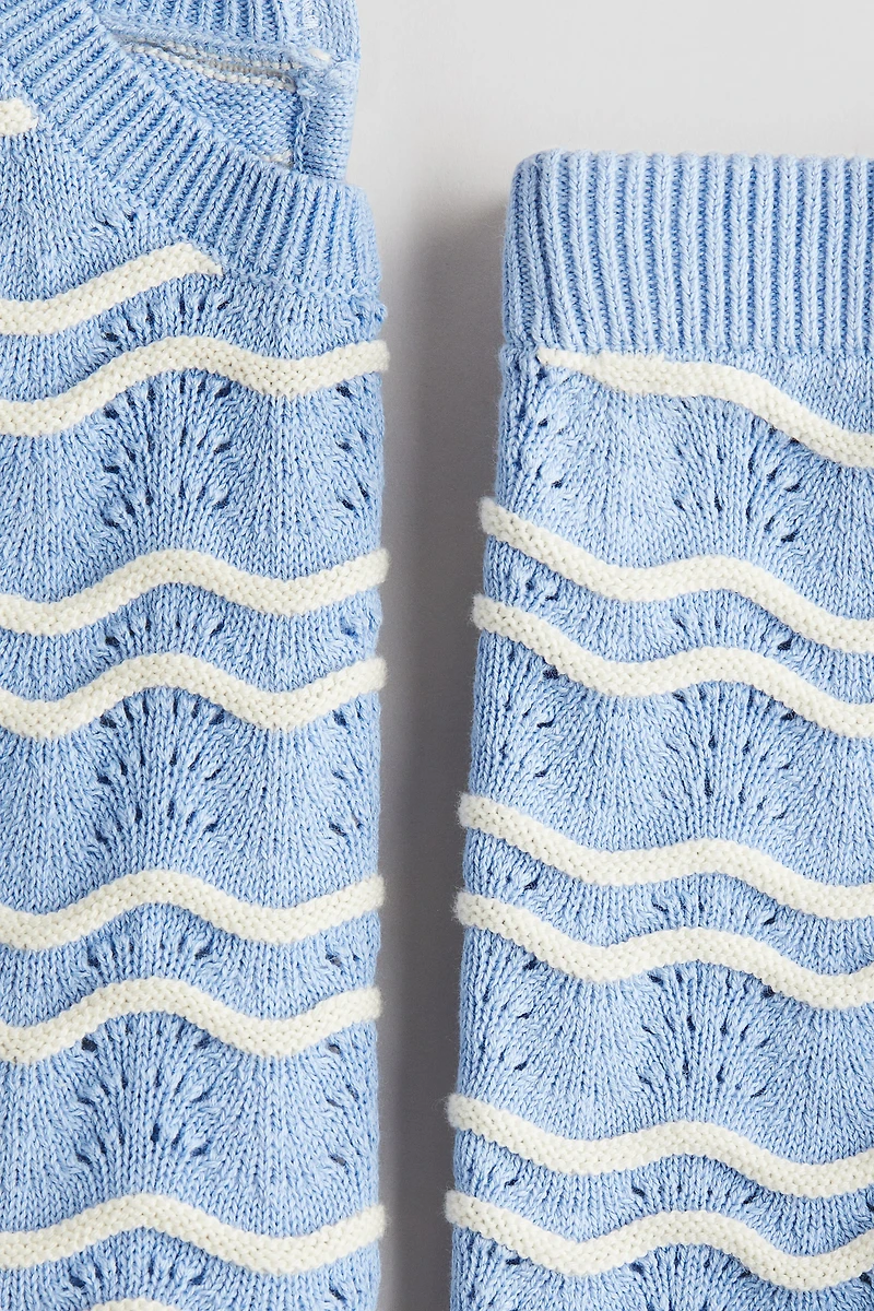 2-Piece Pointelle-Knit Set
