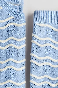 2-Piece Pointelle-Knit Set