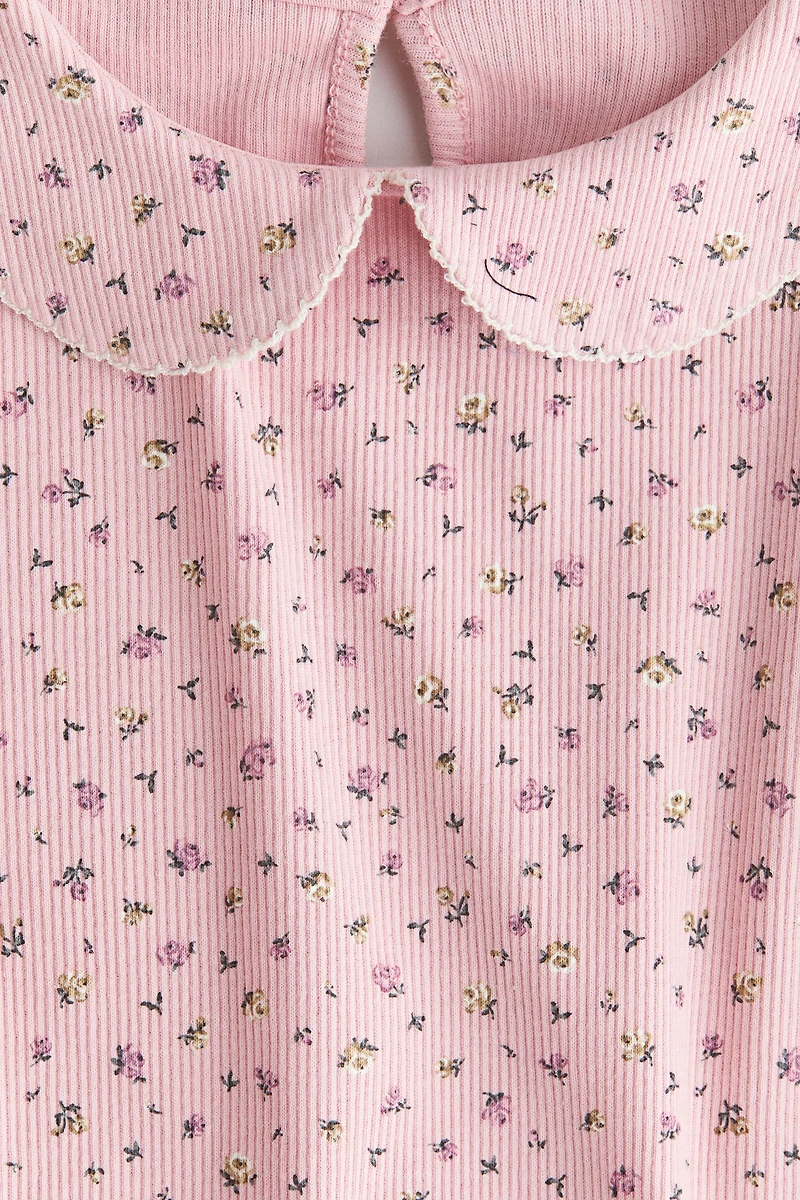 Haut en jersey avec col