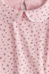 Haut en jersey avec col