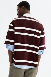 Loose-Fit Cotton Rugby Shirt