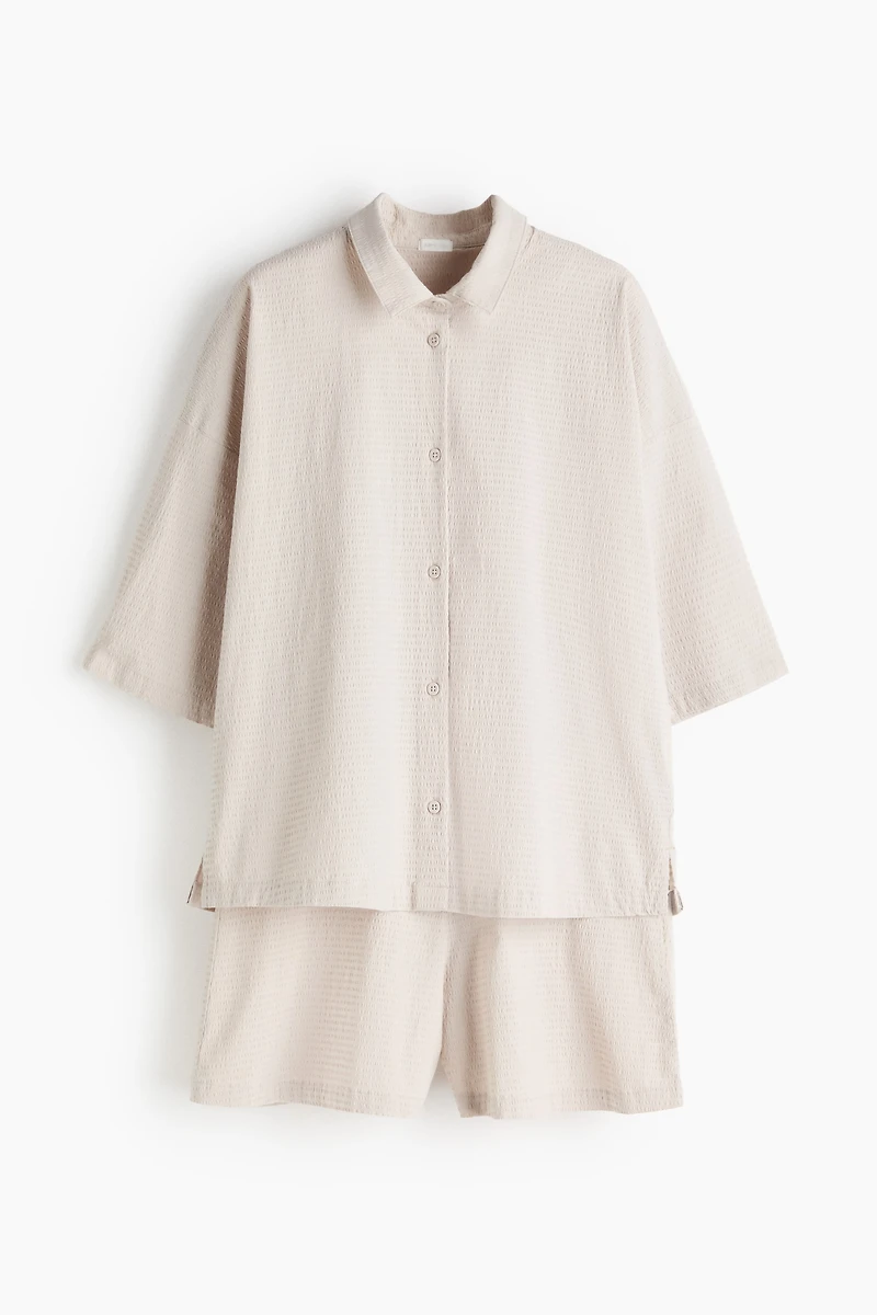 Cotton Seersucker Pajamas