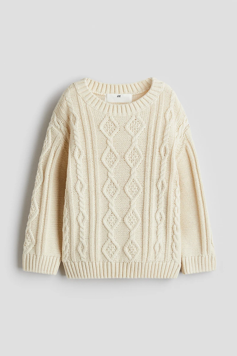 Cable-Knit Sweater
